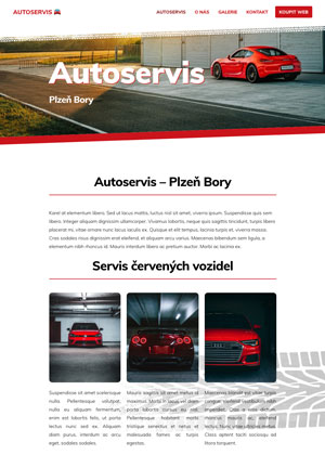 Přátelský web – Autoservis