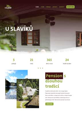 Přátelský web – Penzion